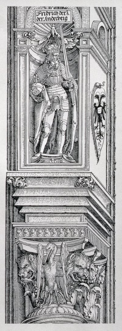 The Triumphal Arch of Emperor Maximilian I of Germany: (detail) by Albrecht Dürer